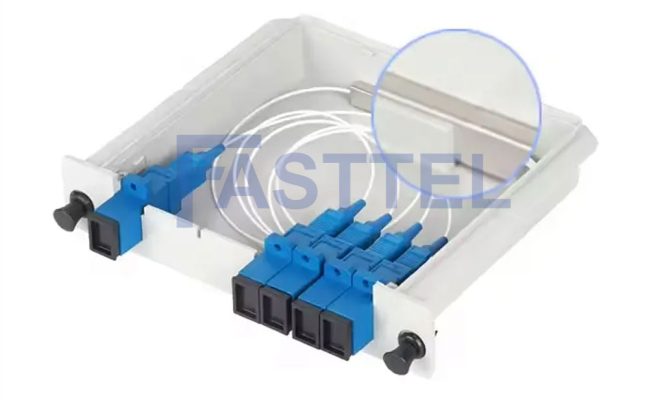 Bộ Chia Quang Splitter 1x4 SC/UPC Lắp Sẵn Box