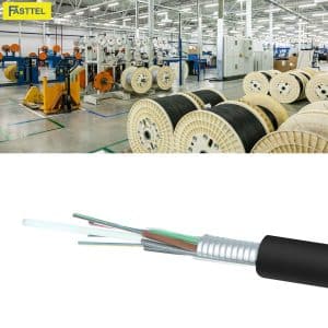 Cáp quang luồn cống 12FO kim loại