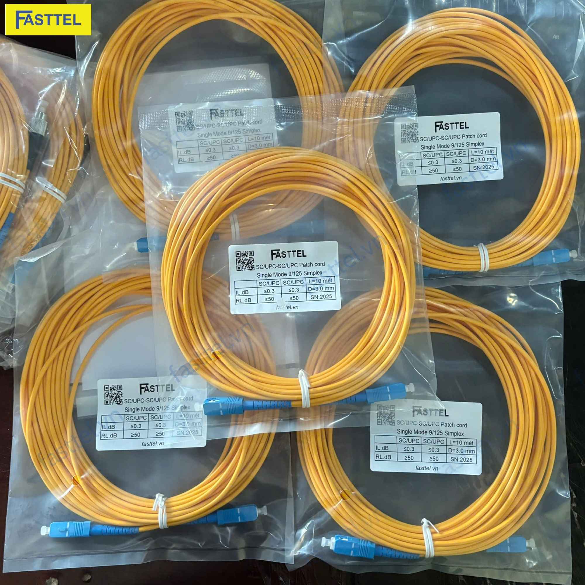 Dây nhảy quang SC/UPC - SC/UPC Singlemode - Hình ảnh 4