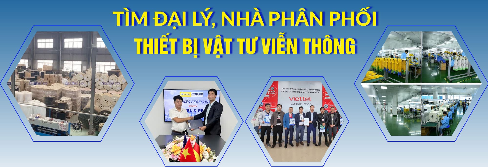 Đại lý phân phối thiết bị vật tư viễn thông