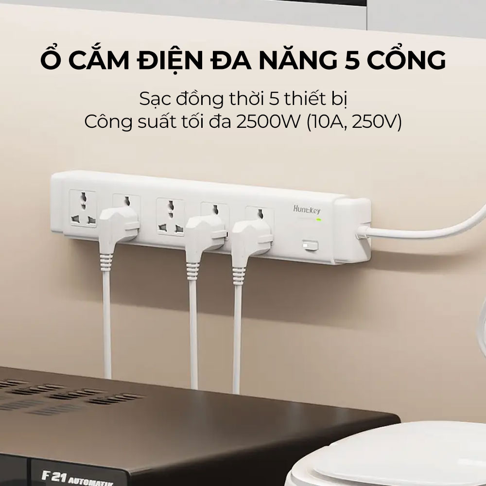 ổ cắm huntkey szv-514