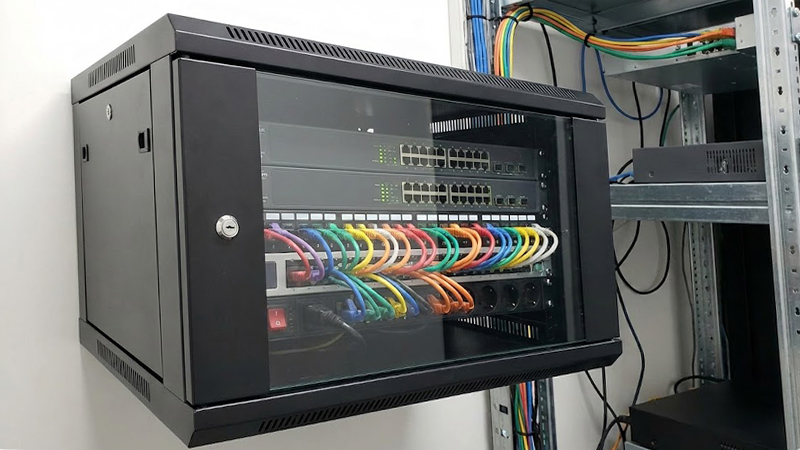 Tủ rack mạng 6U