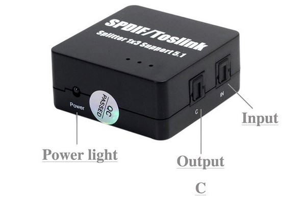 bộ chia cổng audio quang
