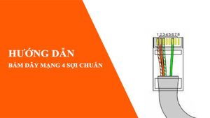 bấm dây mạng 4 lõi