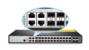 4 cổng combo gigabit sfp rj45 la gi