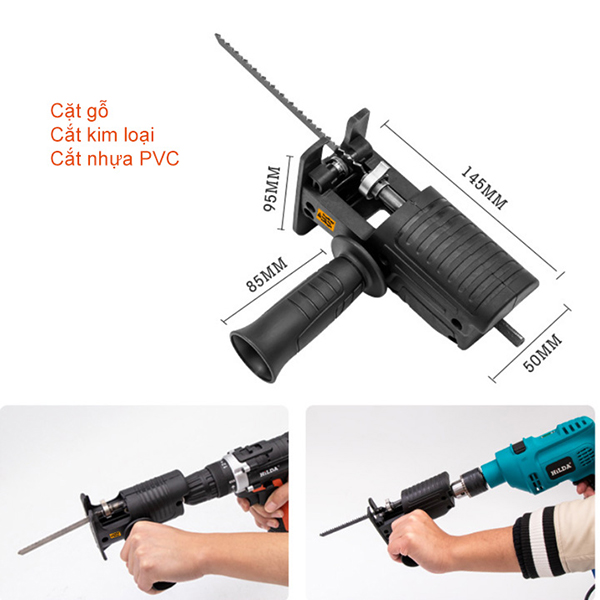 bộ chuyển đổi máy khoan thành máy cưa