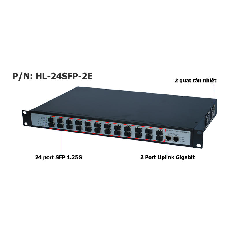 switch quang 16 port sfp