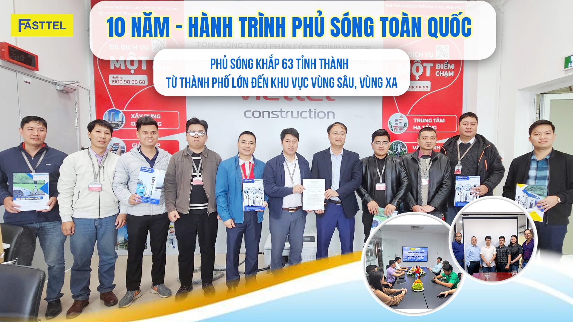 Cáp quang fasttel phủ sóng 63 tỉnh