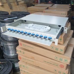 ODF indoor lắp rack khay trượt 12FO