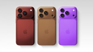 Ảnh dựng iPhone 18 Pro với các màu sắc mới.