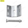 Đế ốp U gồm bulong D14, 12cm mạ nhúng nóng
