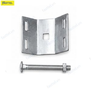 Đế ốp U gồm bulong D14, 12cm mạ nhúng nóng