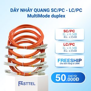 Dây Nhảy Quang SC/PC - LC/PC Multimode OM2