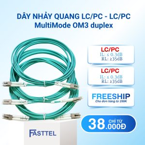 Dây nhảy quang LC/PC - LC/PC Multimode OM3
